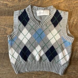 Koala Kid’s Boy’s Argyle Sweater Vest Size 12 Months